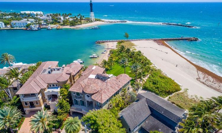Florida Luxury Home Group: Hillsboro-Aerial-Inlet